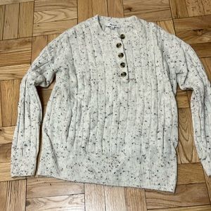 XS Madewell Cream Sweater